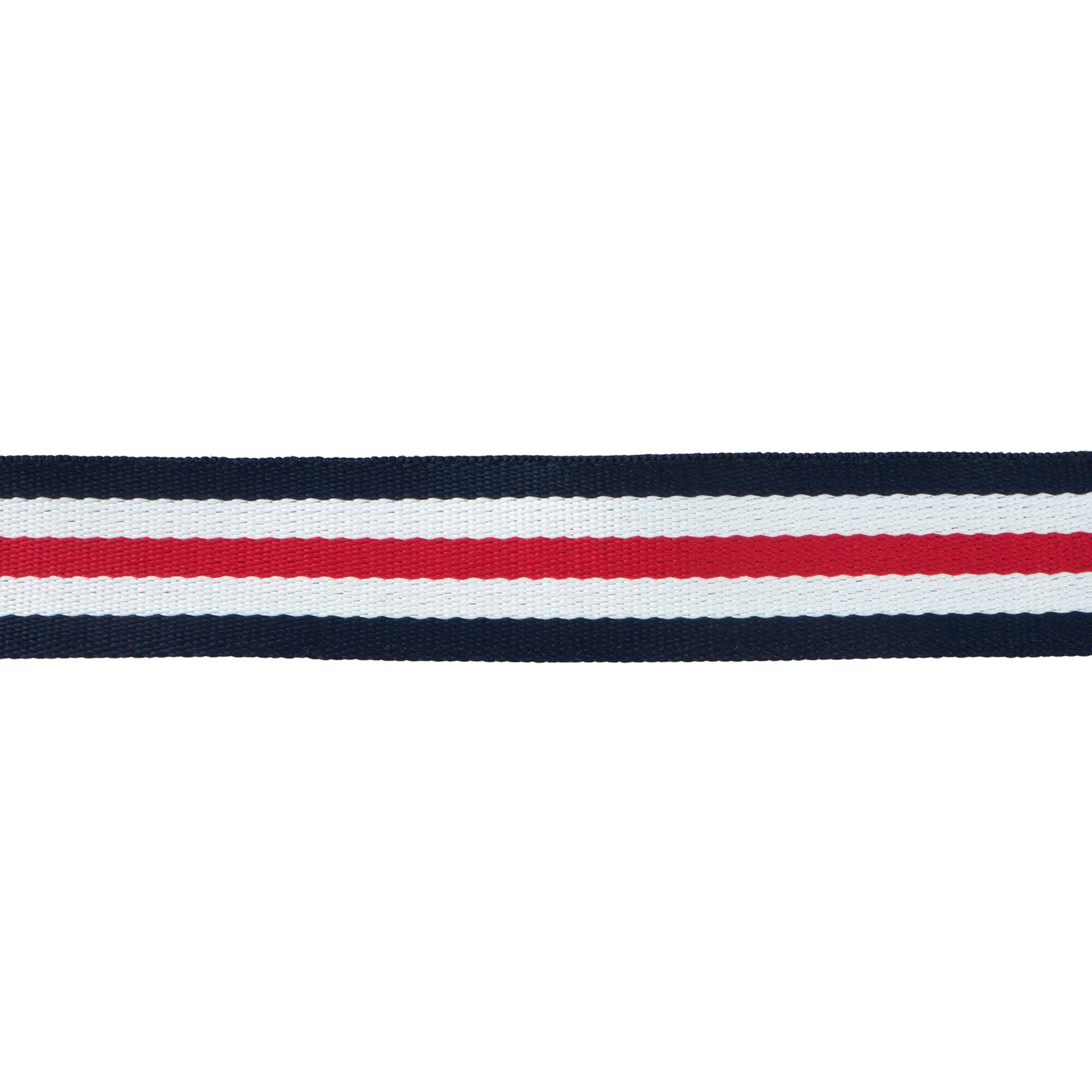 1.5" Black, White & Red Stripes Belting Trim by Celebrate It®